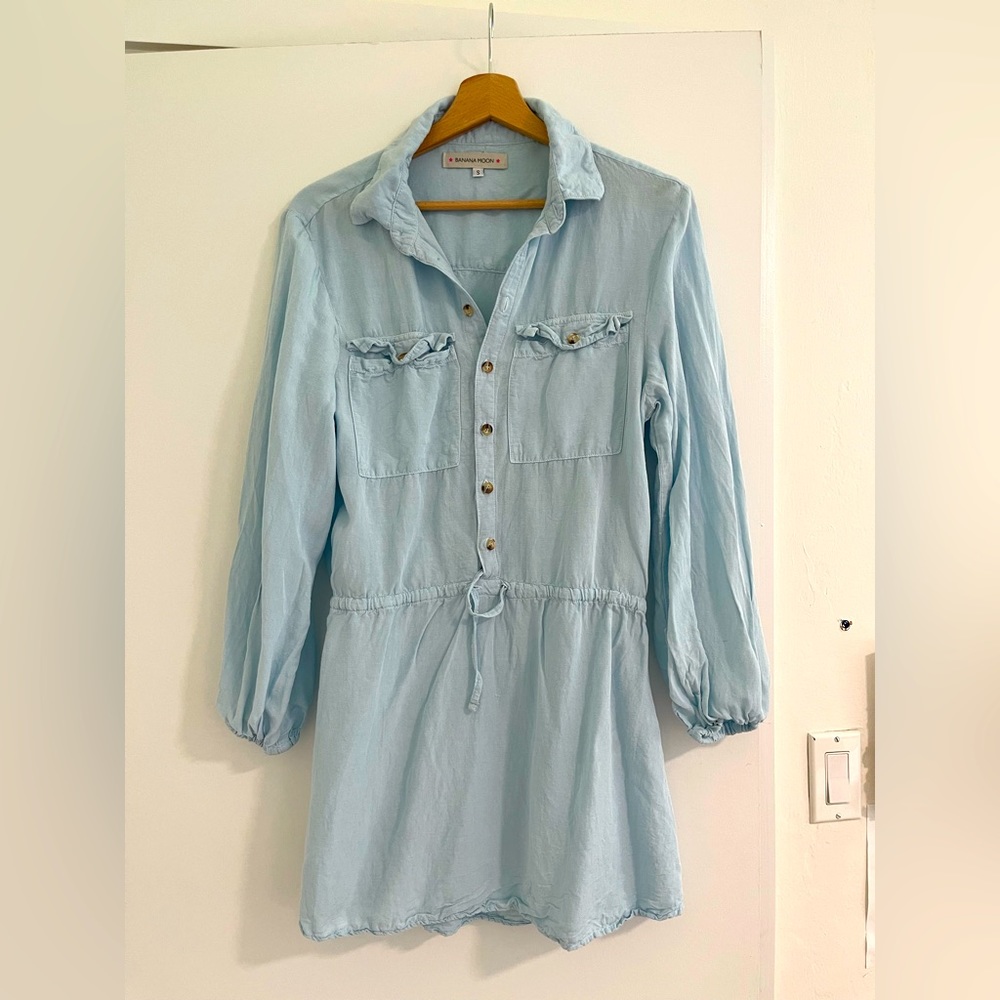 Banana Moon dress Size S color light blue